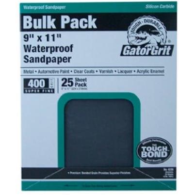 Gator 9 x 11 Multi-Surface Sanding Sheets, 36 Grit, 25 Pack