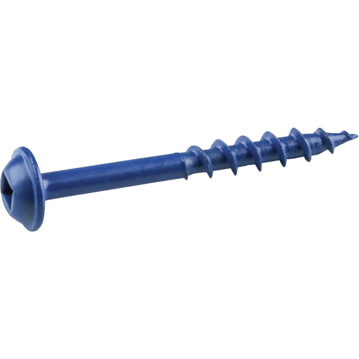Kreg Blue-Kote #8 x 1-1/2 In. Square Coarse Thread Maxi-Loc Head Pocket-Hole Screw (100 Ct.)