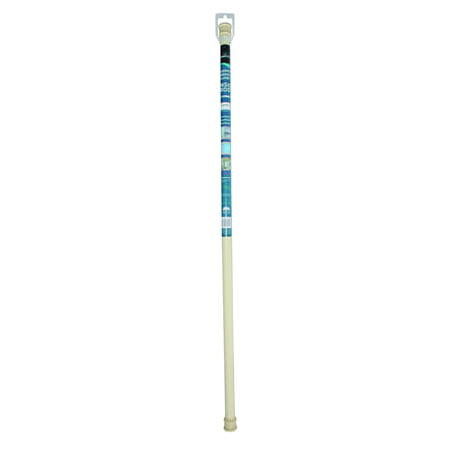 Dream Bath 76 Inch Stainless Steel Metal Spring Tension Rod for Shower Curtains and Liners, Beige
