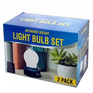 DDI 2283181 Anywhere Instant Light Bulbs with Magnetic Bases Case of 4