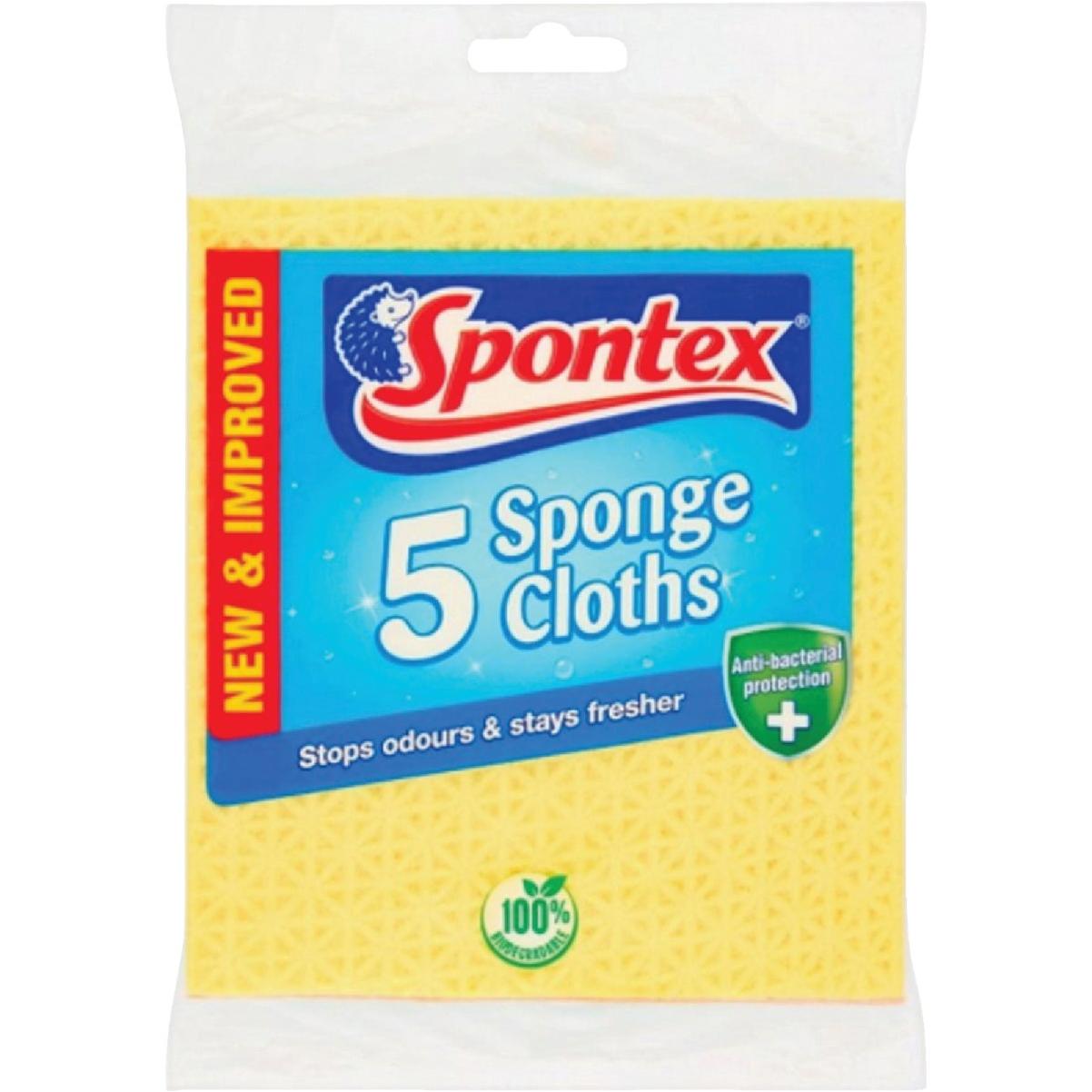 Spontex Sponge Cloth (5-Count)