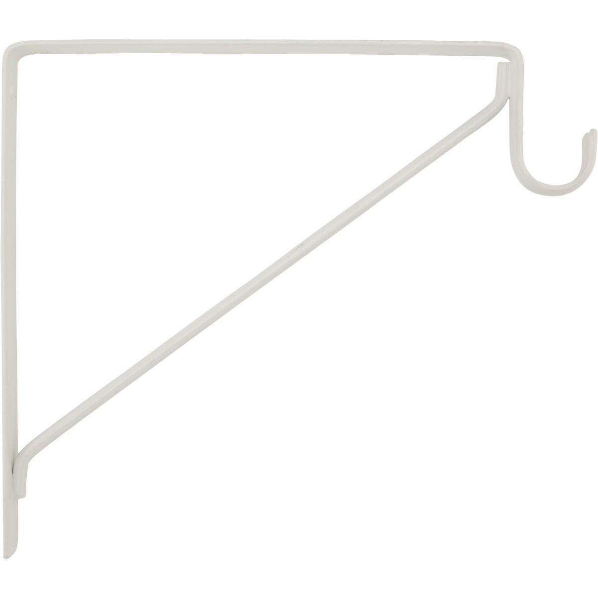 National Hardware White Heavy Duty Shelf/Rod Bracket, Bulk