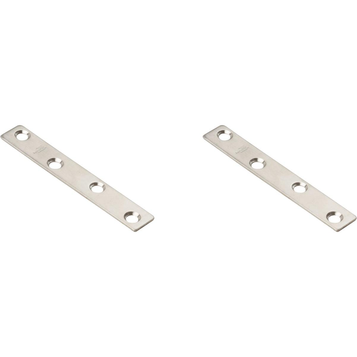 National 4 In. x 5/8 In. Stainless Steel Mending Brace