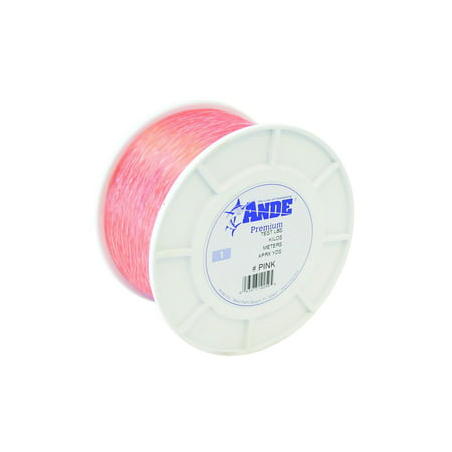 Ande Premium Monofilament Line - 1 lb. Spool - 40 lb. - Pink
