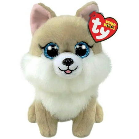 TY INC TY Beanie Boos - HONEYCOMB the Dog (Glitter Eyes) (Regular Size - 6  inch) Stuffed Plush Toy