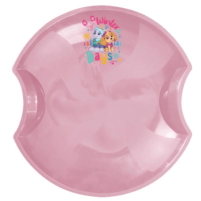Saucer Sled Plastic Pink 24"