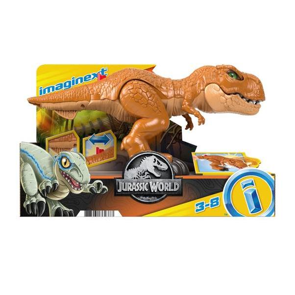 Fisher-Price Imaginext Jurassic World Thrashin' Action T.Rex Brown