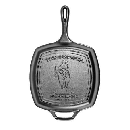 Lodge L8SQ3 10.5in Square Cast Iron Skillet