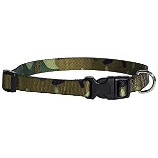 Casual Canine Camo Dog Collar - Green