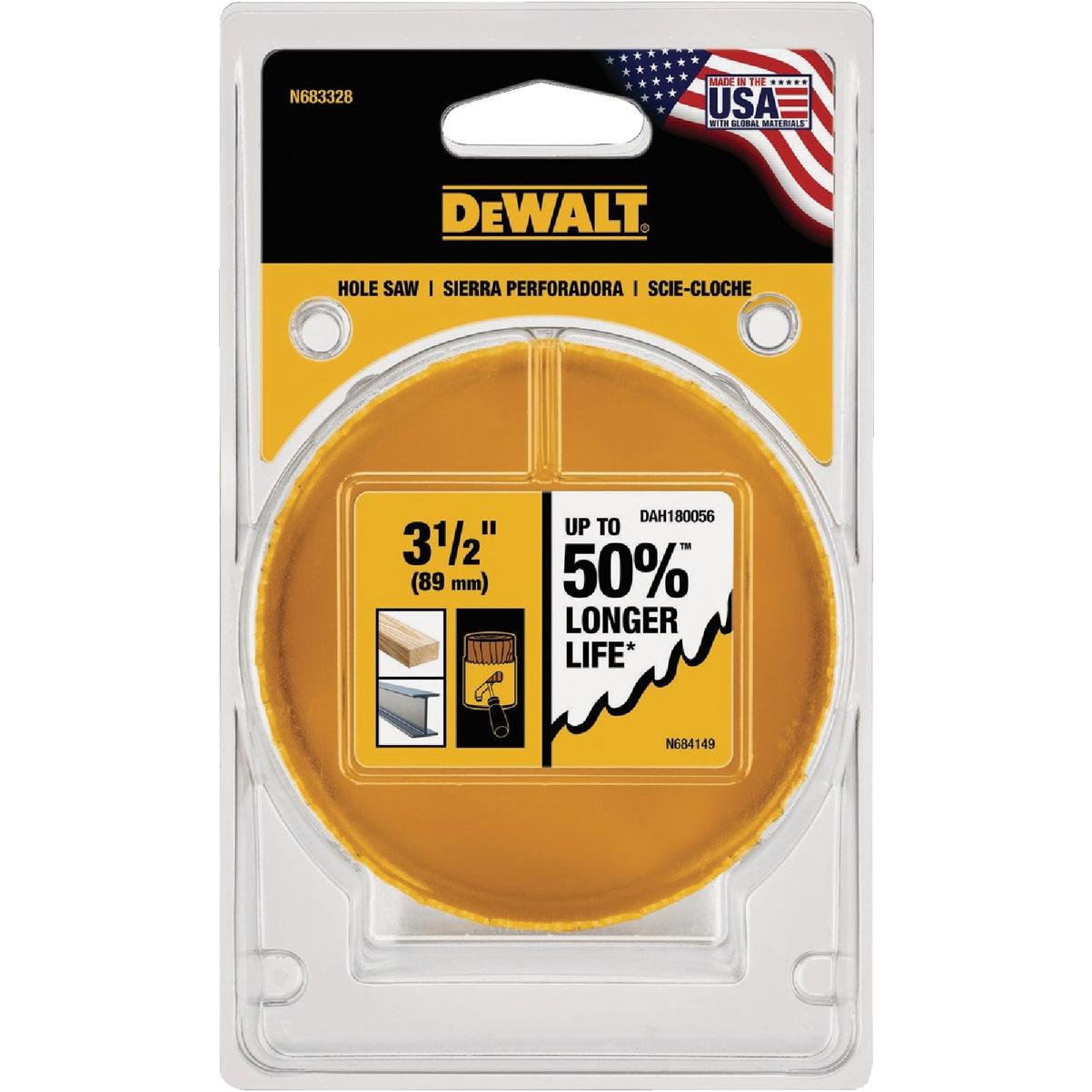 DEWALT 3-1/2 In. Bi-Metal Hole Saw