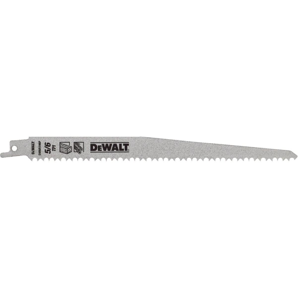 DeWalt DEWALT 9 In. 6 TPI Pruning Bi Metal Reciprocating Saw B