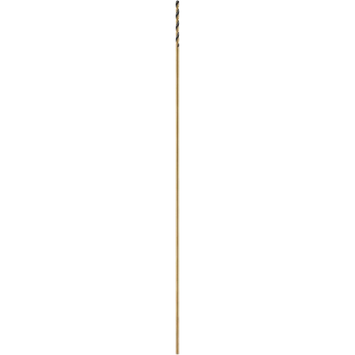 DeWalt 1/8 In. x 12 In. Black & Gold Oxide Drill Bit