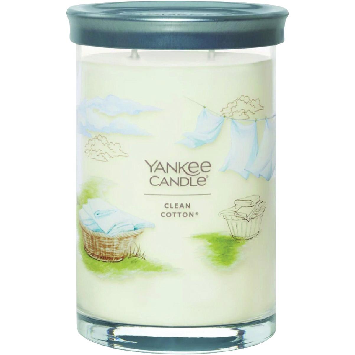 GetUSCart- Yankee Candle Large Jar Candle Clean Cotton & Candle