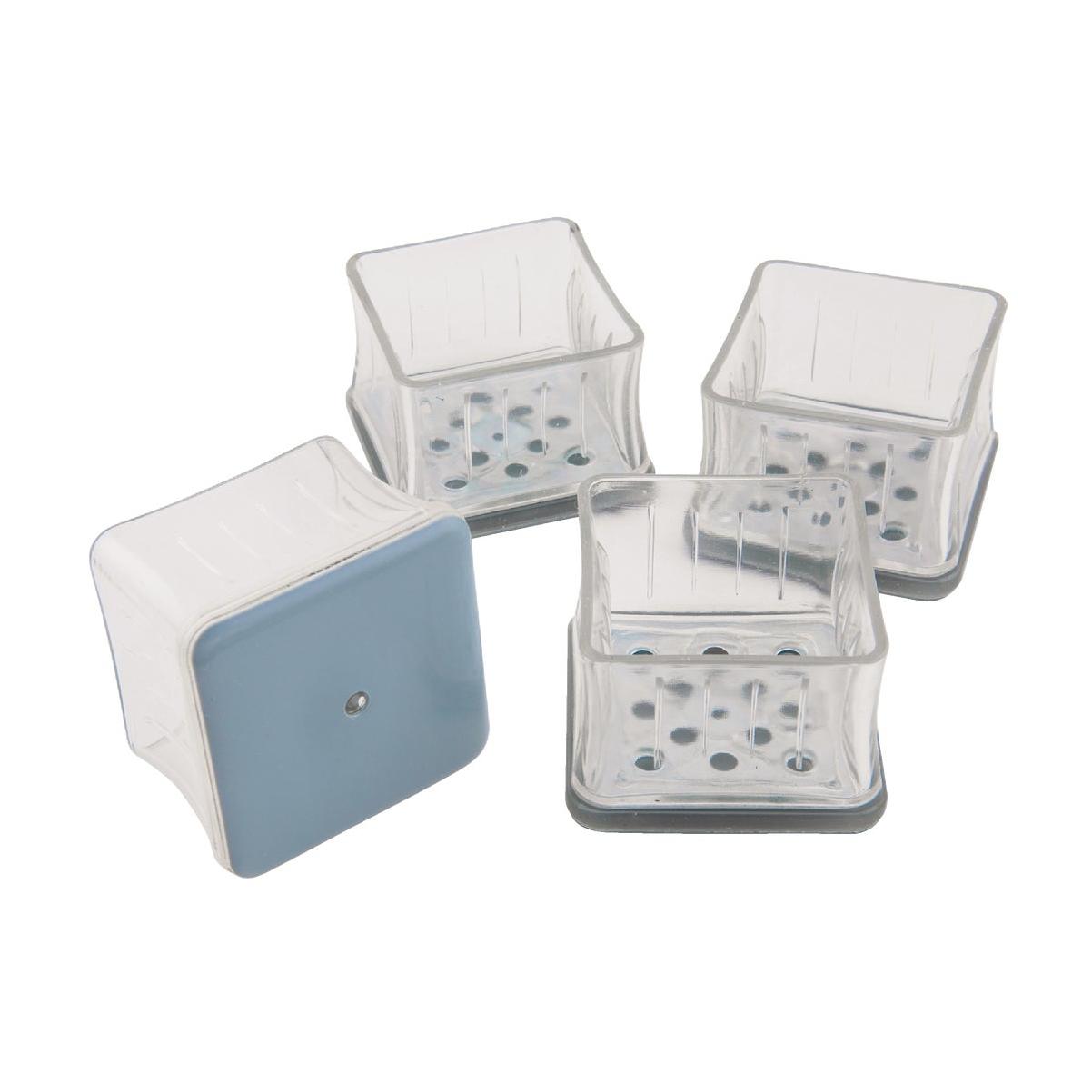  Magic Sliders Magic Fit 1-7/16 In. - 1-5/8 In. Square Slider (4-Pack)