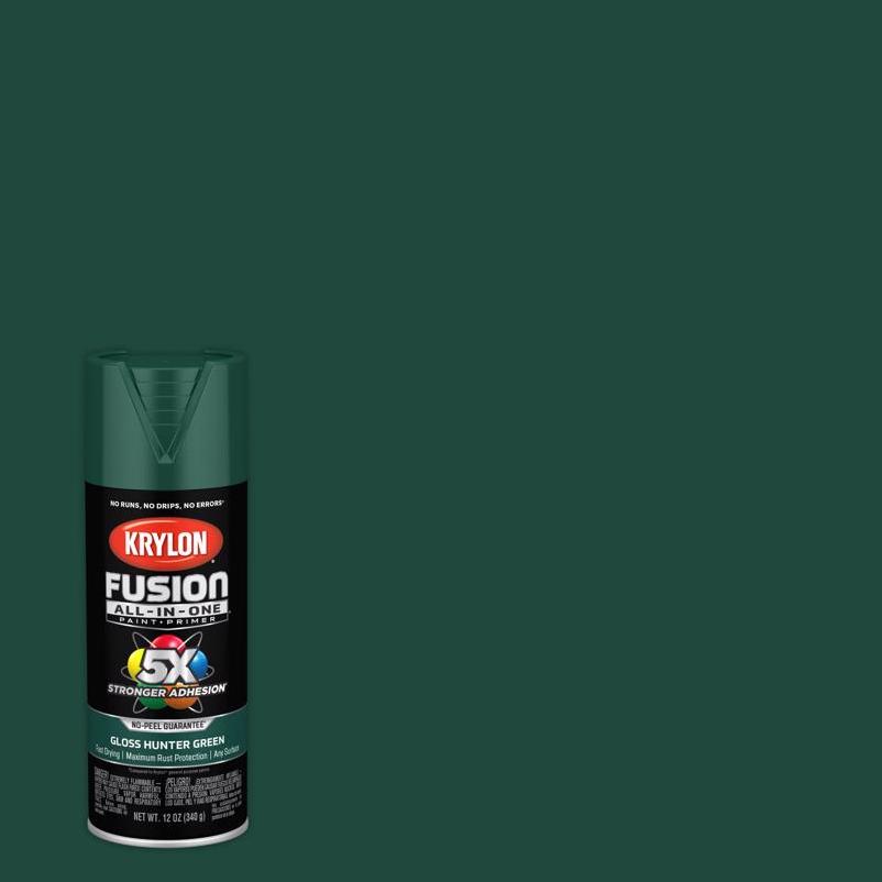 Krylon Gloss Green Fluorescent Spray Paint (NET WT. 11-oz) in the