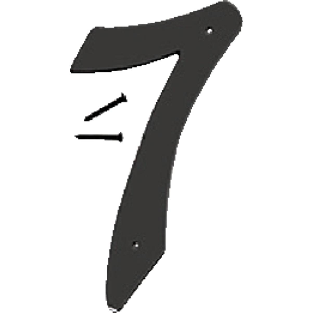 Hy-Ko 4 In. Satin Black Number 7