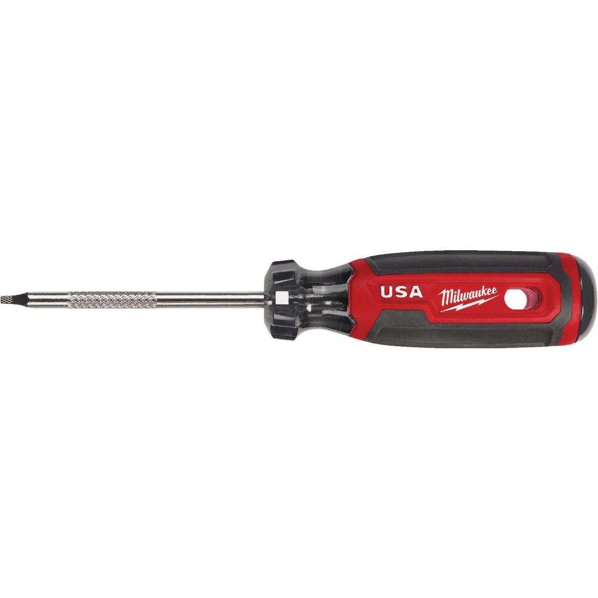 Milwaukee #1 x 3 In. Square Recess Cushion Grip Screwdriver (USA)