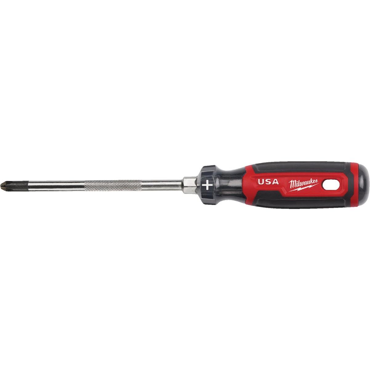 Milwaukee #3 x 6 In. Phillips Screwdriver with Cushion Grip