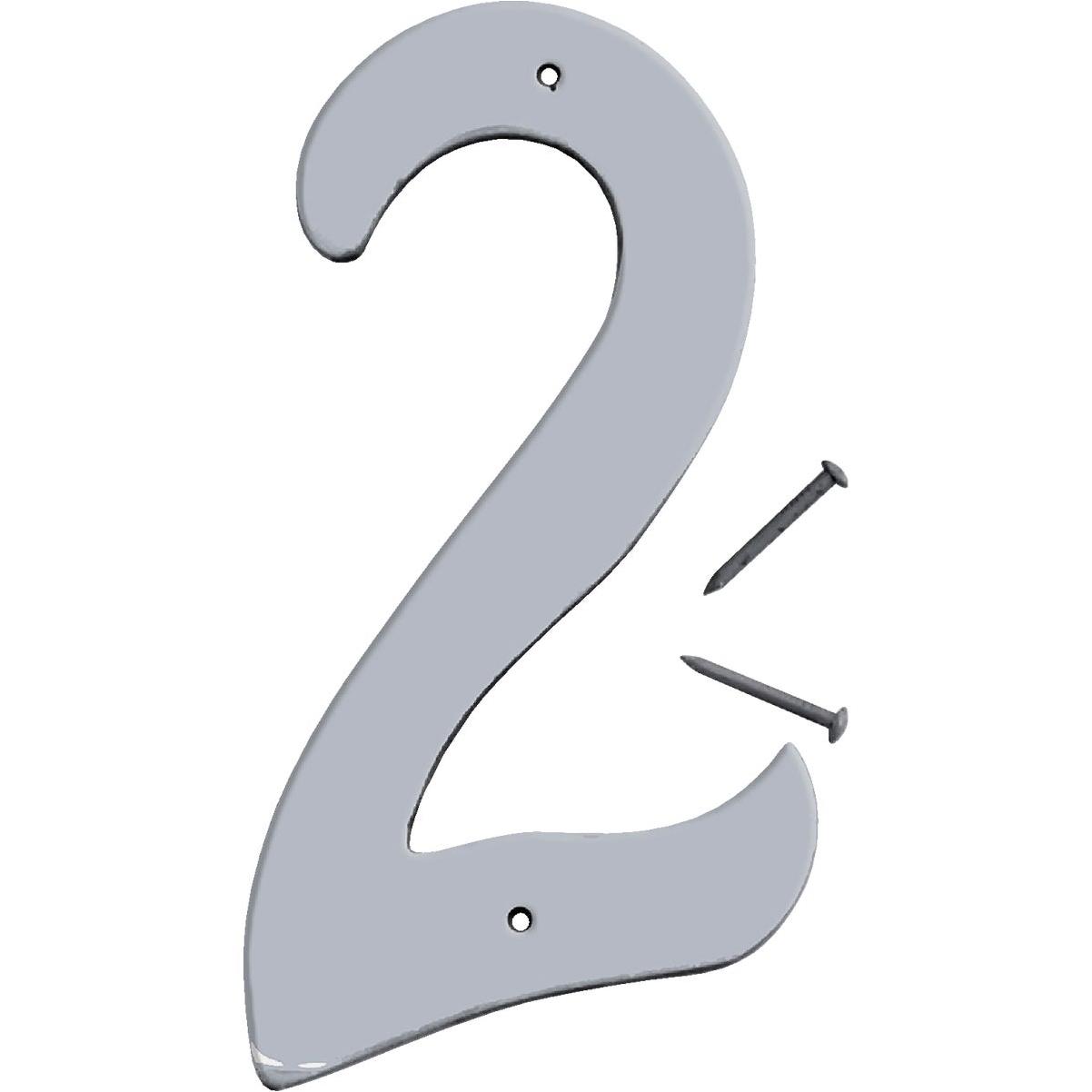 Hy-Ko 4 In. Satin Nickel Number 2