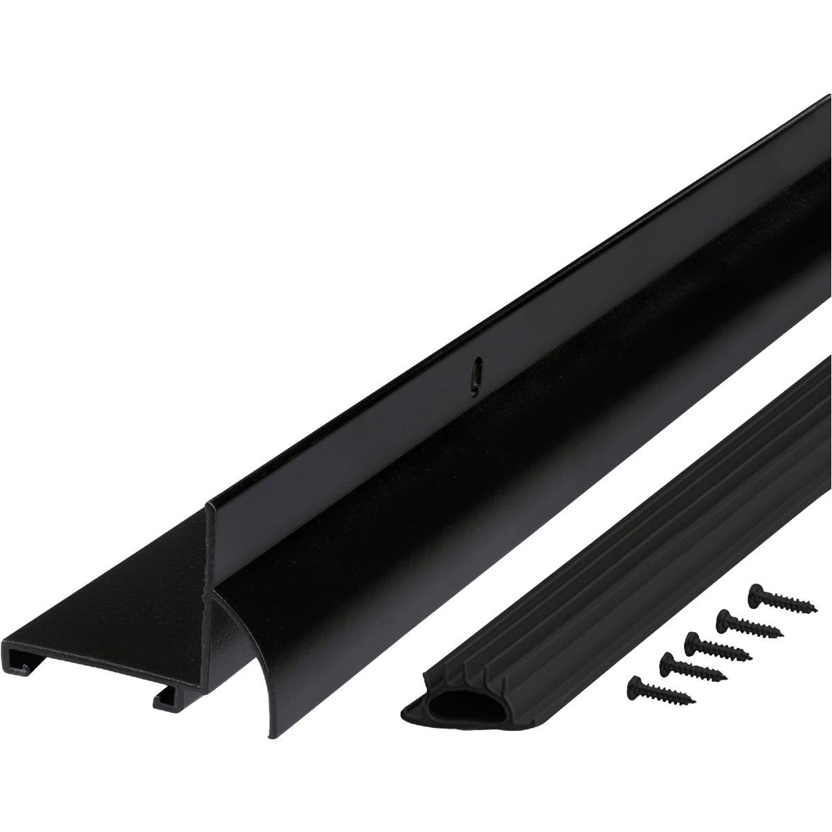 M-D Building Products 1.75 In. W. x 1.625 In. H. x 36 In. L. Aluminum Black Door Bottom