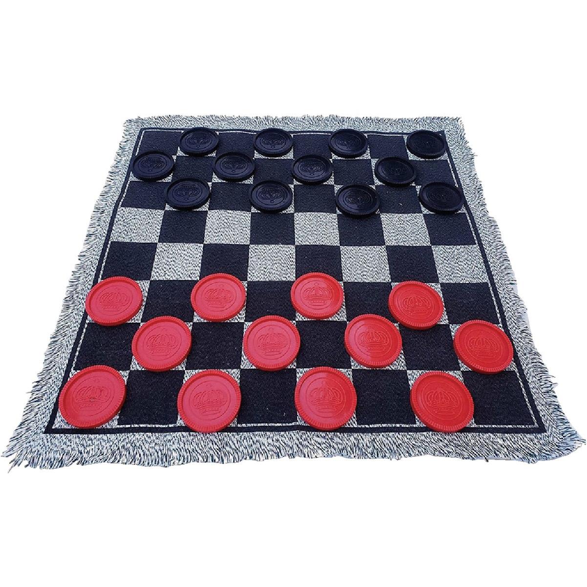 Ergode Bolaball Giant Checkers 3-In-1 Game Set
