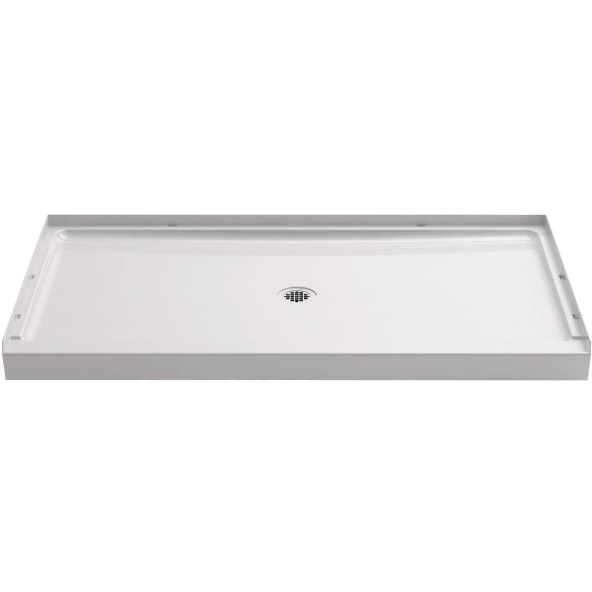Sterling GUARD+ 36 In. W x 34 In. D Center Drain Shower Pan, White