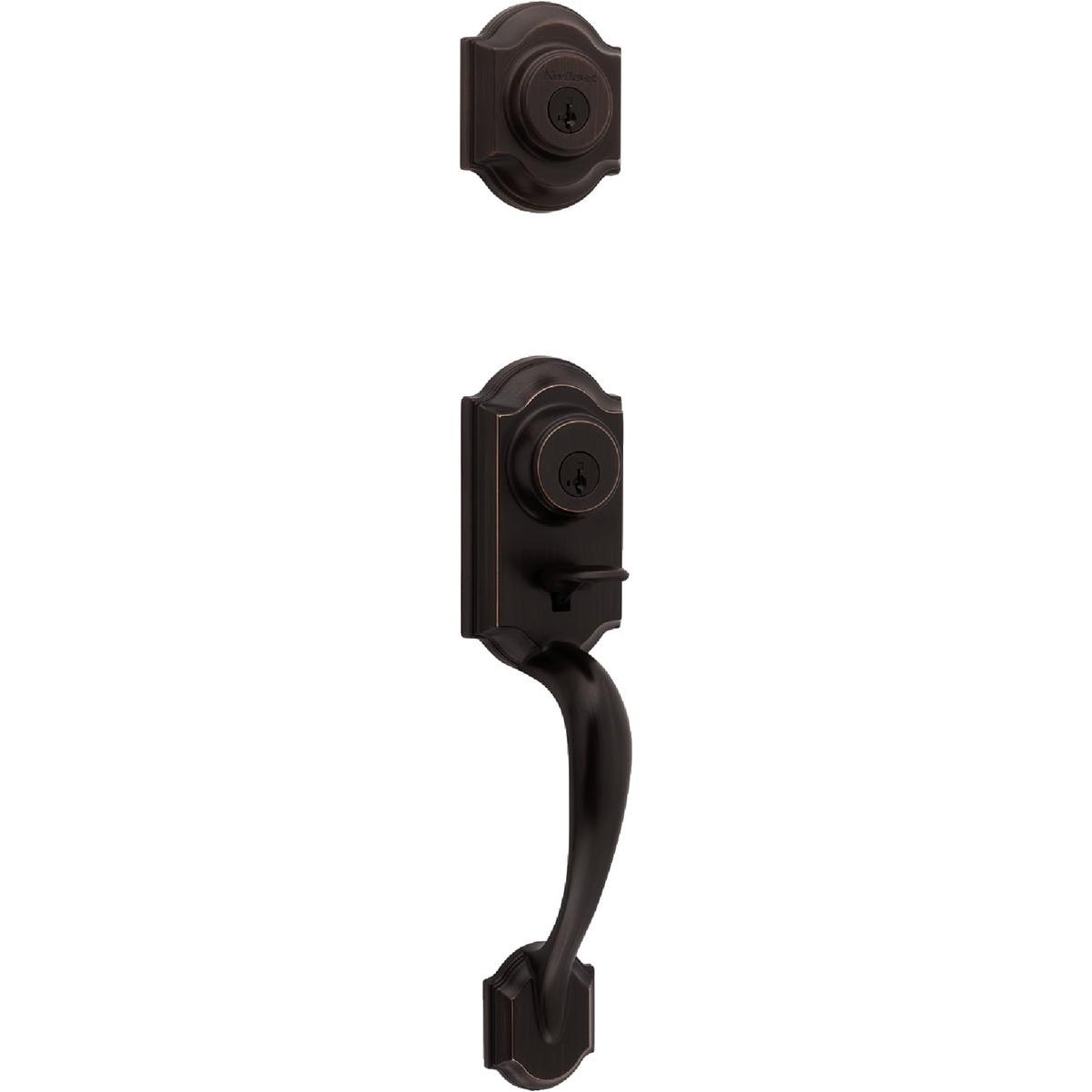 Kwikset Montara Handleset w/Juno Knob SmartKey, Venetian Bronze Do it  Best Barbados