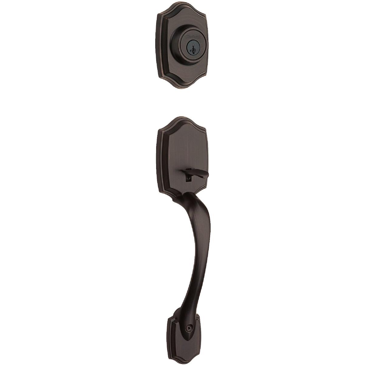 Kwikset Belleview Handleset w/Cove Knob SmartKey, Venetian Bronze