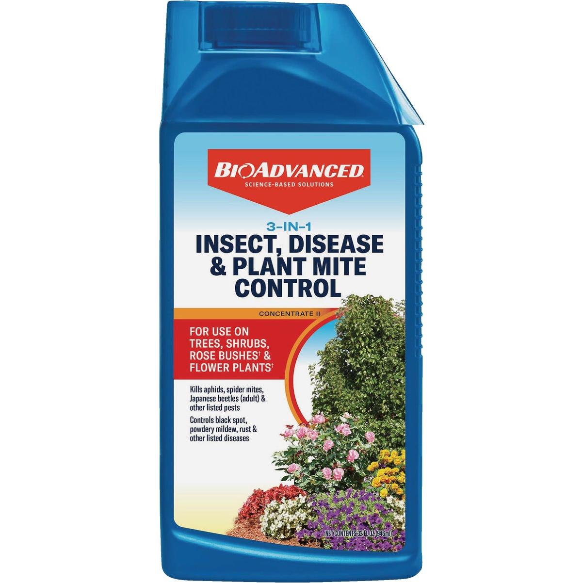 BioAdvanced 3-in-1 32 Oz. Concentrate Insect, Disease, & Plant Mite Control