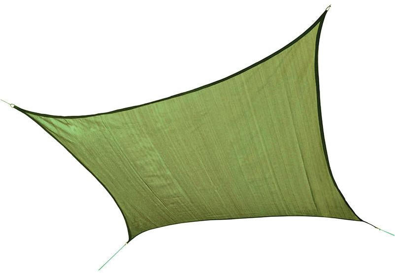 Outdoor Party Patio Lawn Garden Sun Shade 16 ft. / 4,9 m Square Shade SailLime Green 230 gsm