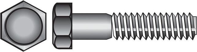 Hillman 5/16-in-18 Zinc-Plated Hex-Head Standard (SAE) Bolt