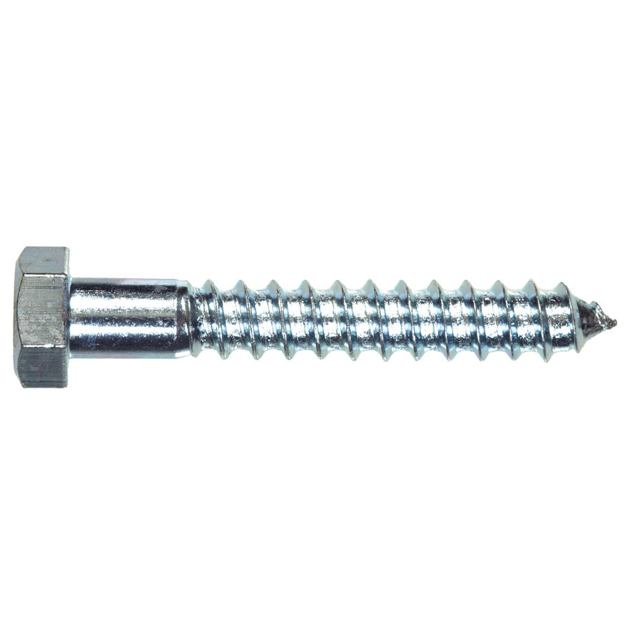 Hillman 1/2-in Zinc-Plated Hex-Head Lag Screw