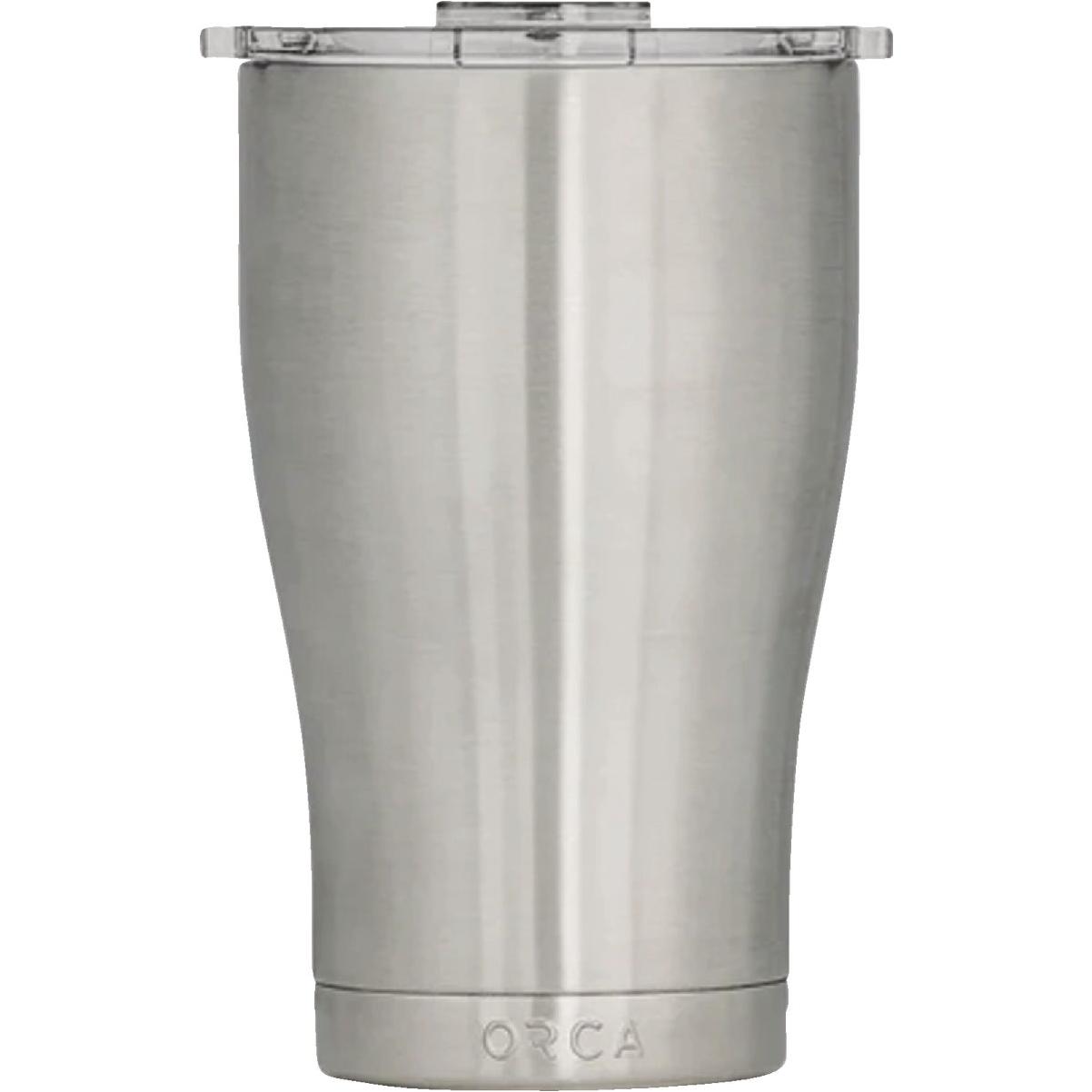 12 oz. Orca Stainless Steel Wine Tumbler - White