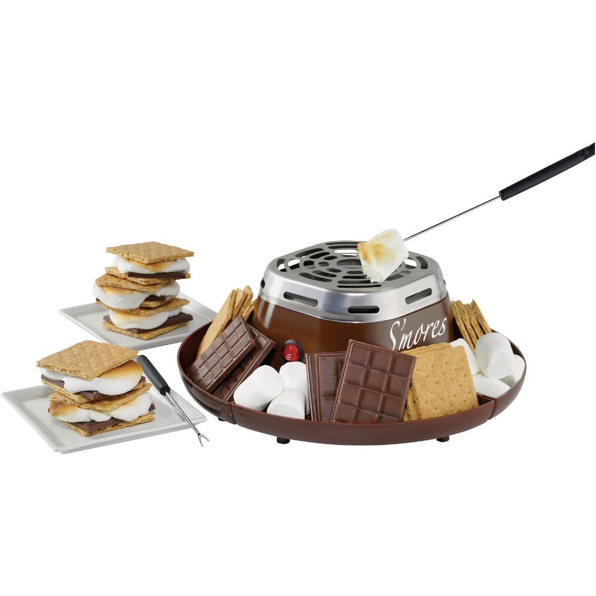 Nostalgia Indoor Electric Stainless Steel S'mores Maker
