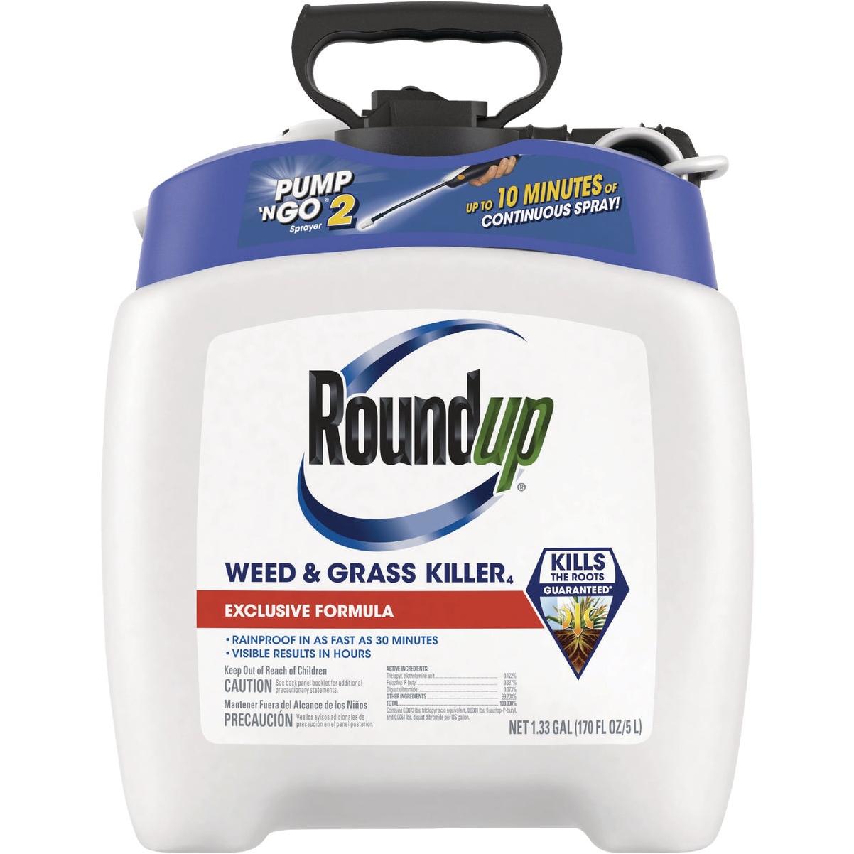 Roundup Pump 'N Go 1.33 Gal. Exclusive Formula Weed & Grass Killer