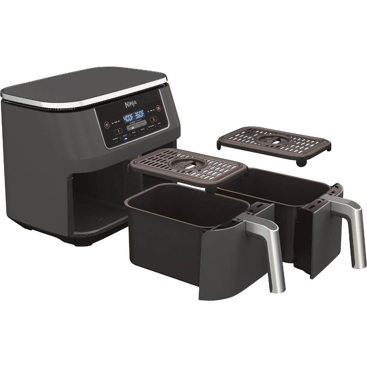 Ninja Foodi 8qt Original Dualzone 2 Basket Air Fryer With 6