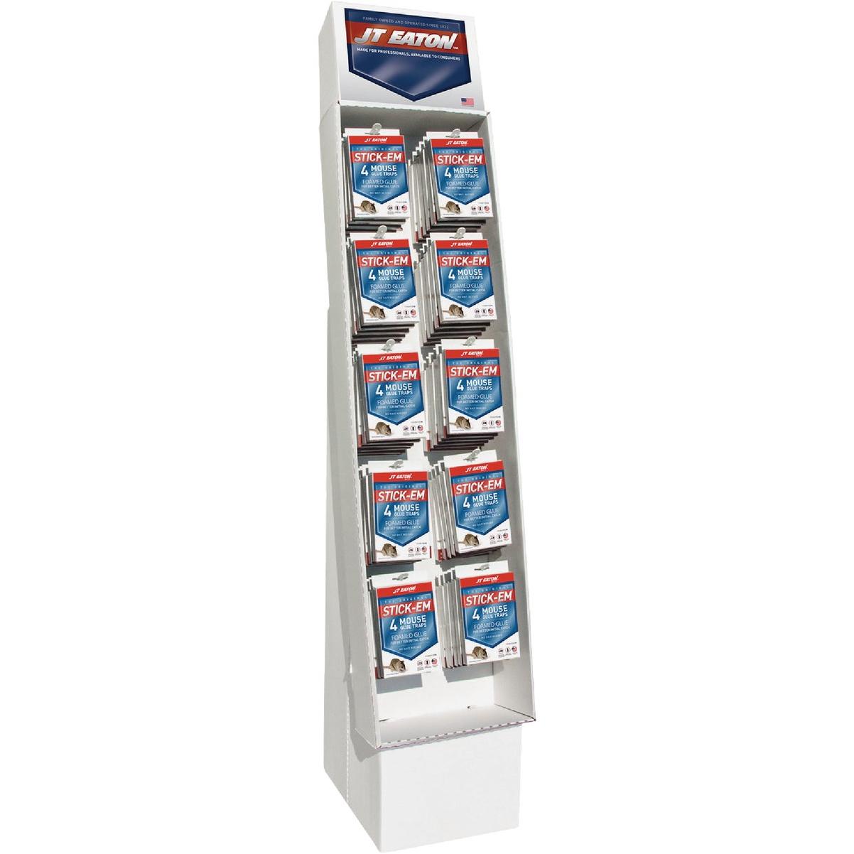 JT Eaton Stick-Em Glue Mouse Trap Floor Display (60-Piece)