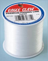 Lake & Stream Mono Line - Clear, 900 yds, 4 lbs, Eagle Claw
