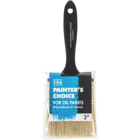 Wooster Brush 5114-3 Painters Choice White Bristle 3-Inch