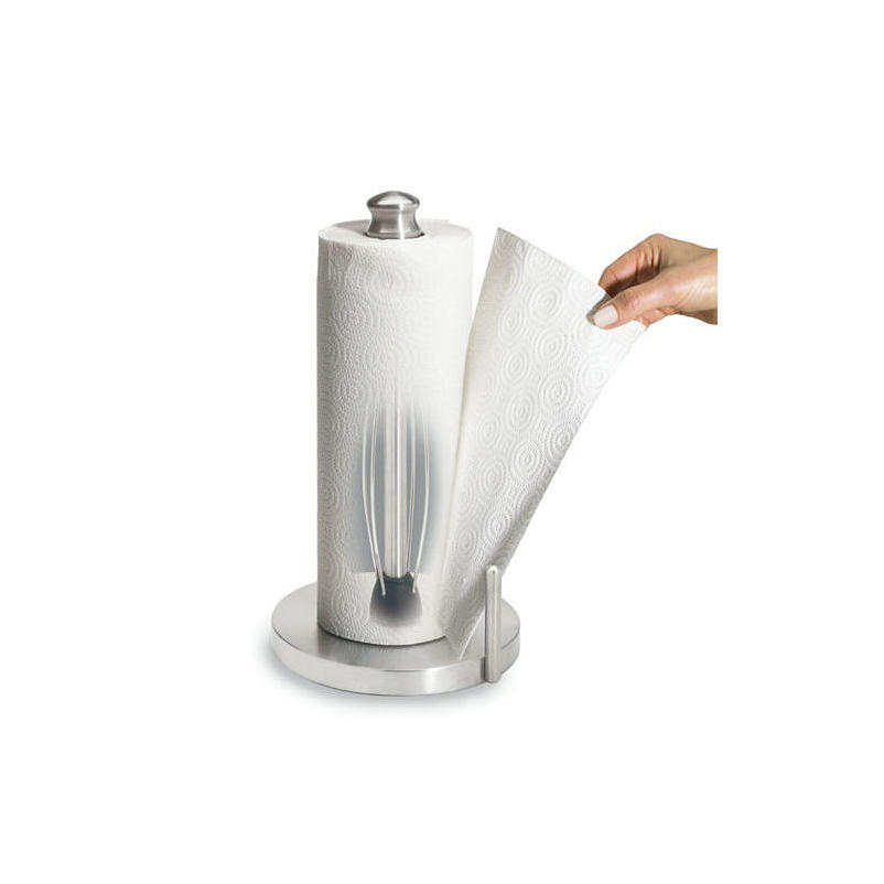 Kamenstein Brushed Stainless Steel Perfect Tear Paper Towel Holder