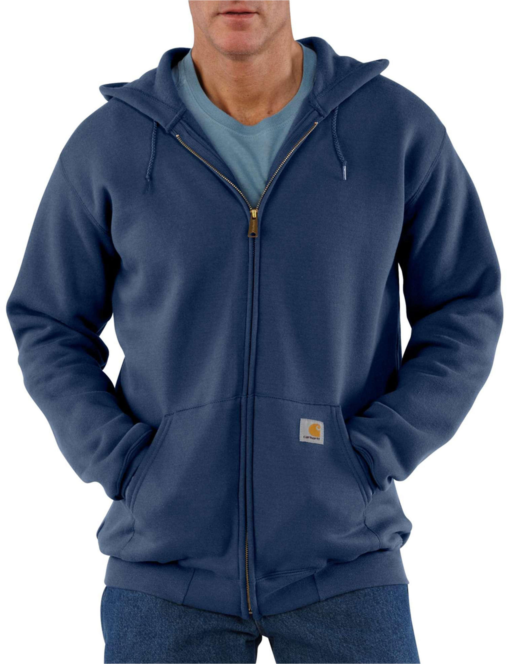 Carhartt men's midweight hooded zip discount front sweatshirt