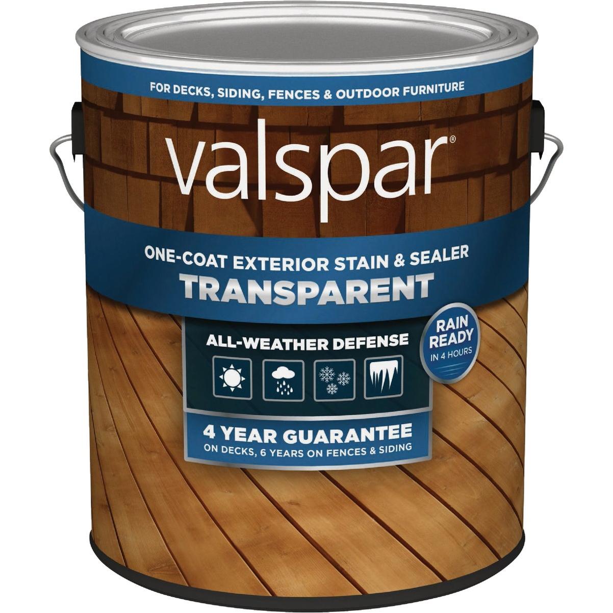 Valspar Transparent Deck Stain, Redwood Natural Tone, 1 Gal. Elitsac