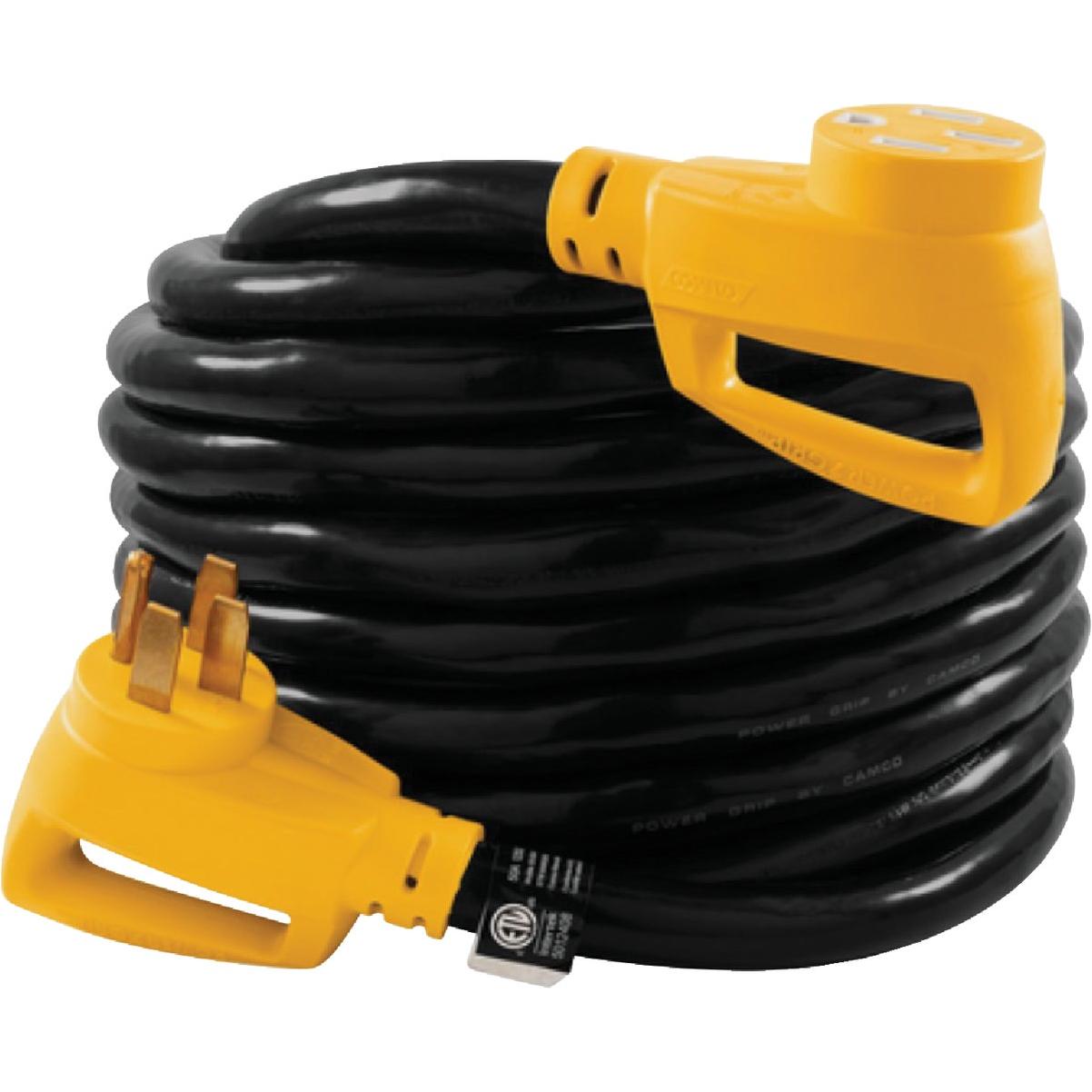 Camco PowerGrip 30 Ft. 50A 125/250V 8 Gauge Heavy-Duty RV Extension Cord