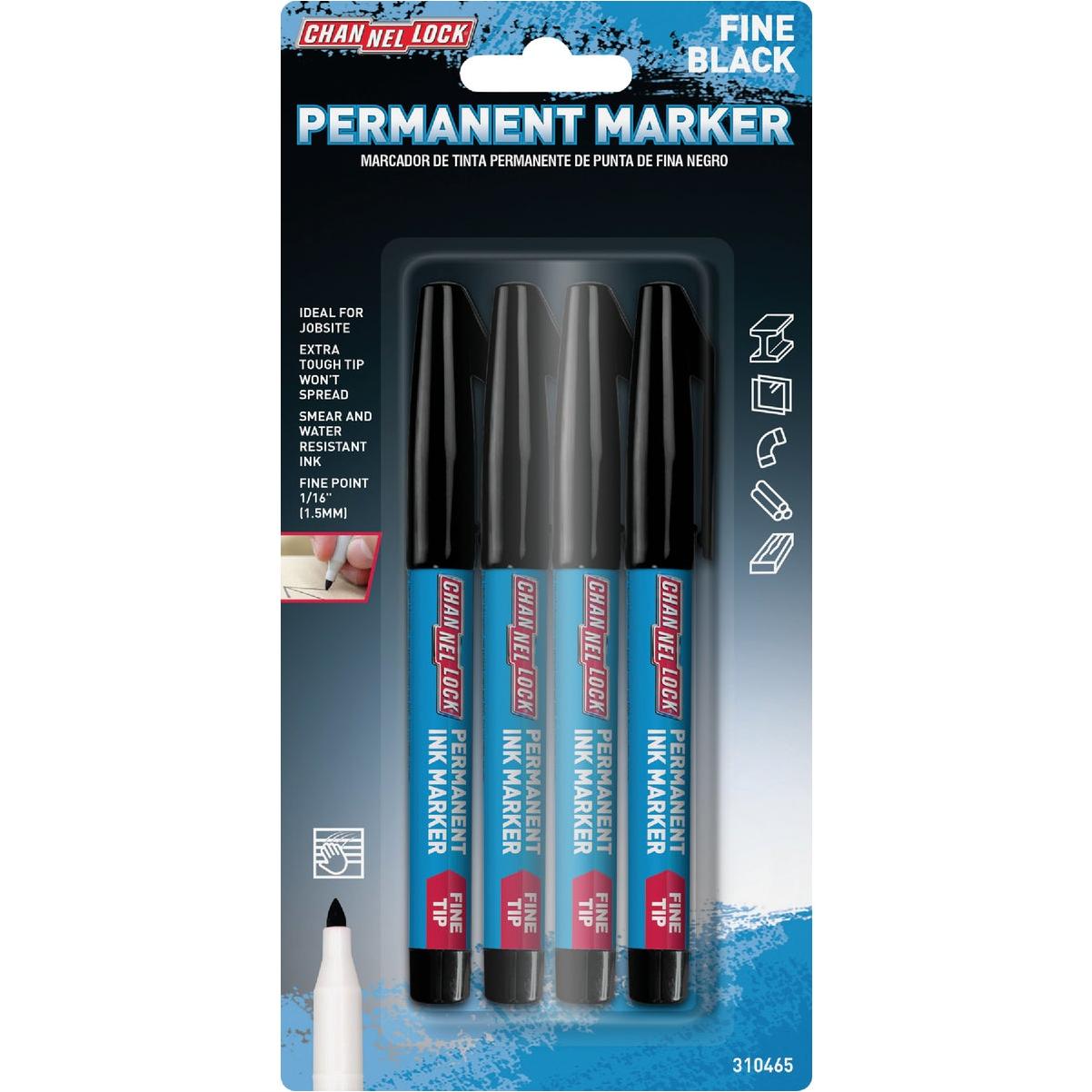 Milwaukee INKZALL Black Fine Point Jobsite Permanent Marker (72-Pack)