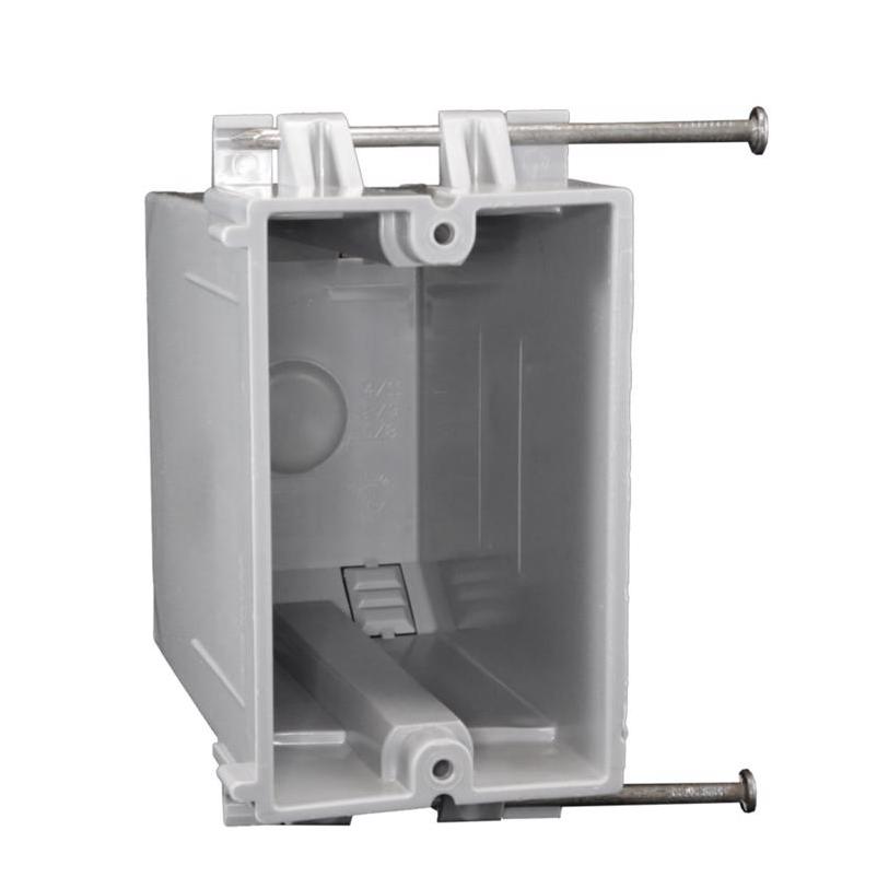 Cantex Ez Box New Work 22 Cubic Inch Rectangle Pvc 1 Gang