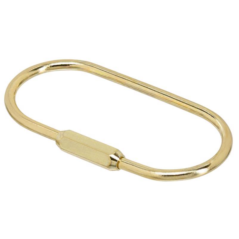 Hillman Sanitas Brass Gold Key Ring