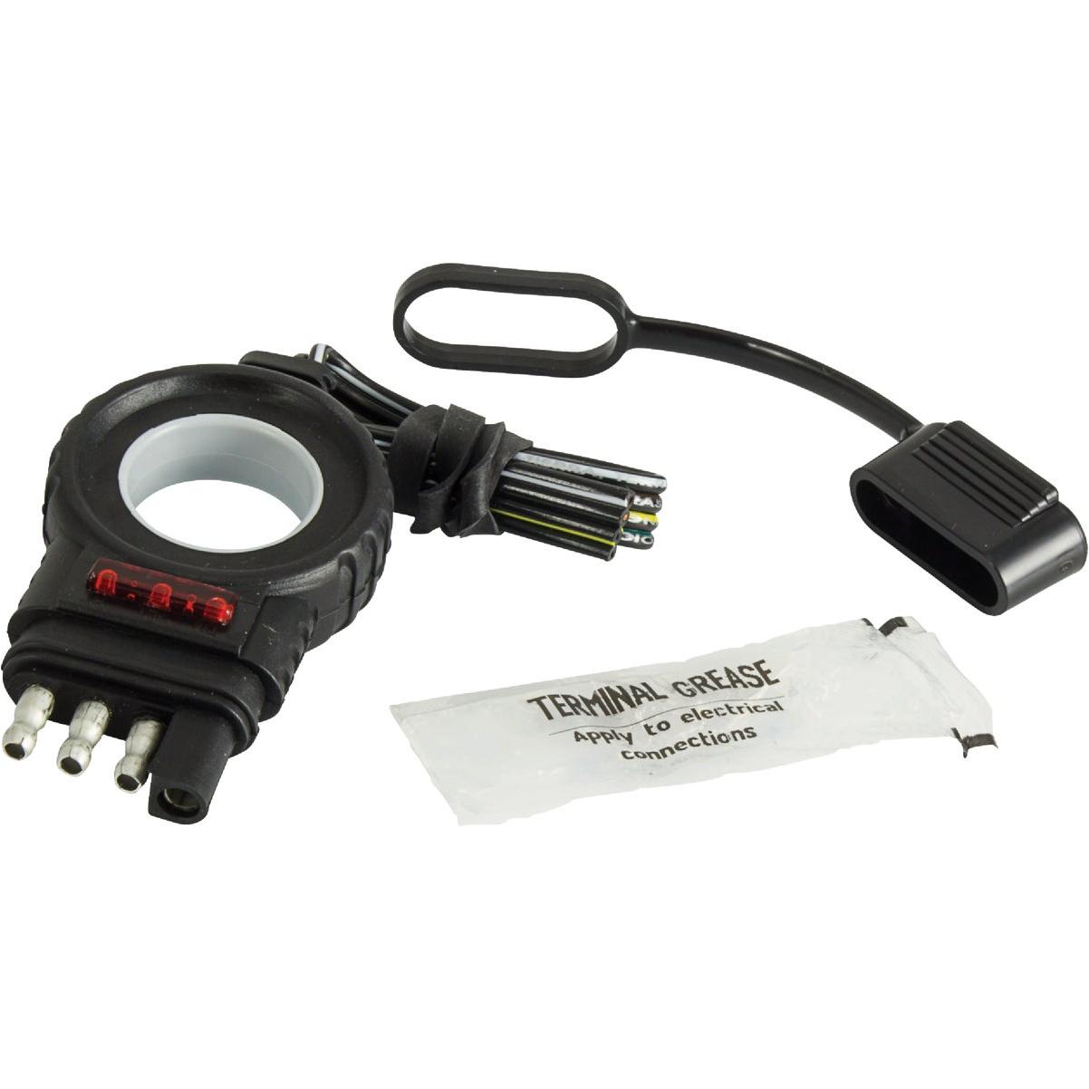 Hopkins Towing Solutions Endurance Easy-Pull 4-Flat 12 In. LED Test Trailer Side Connector