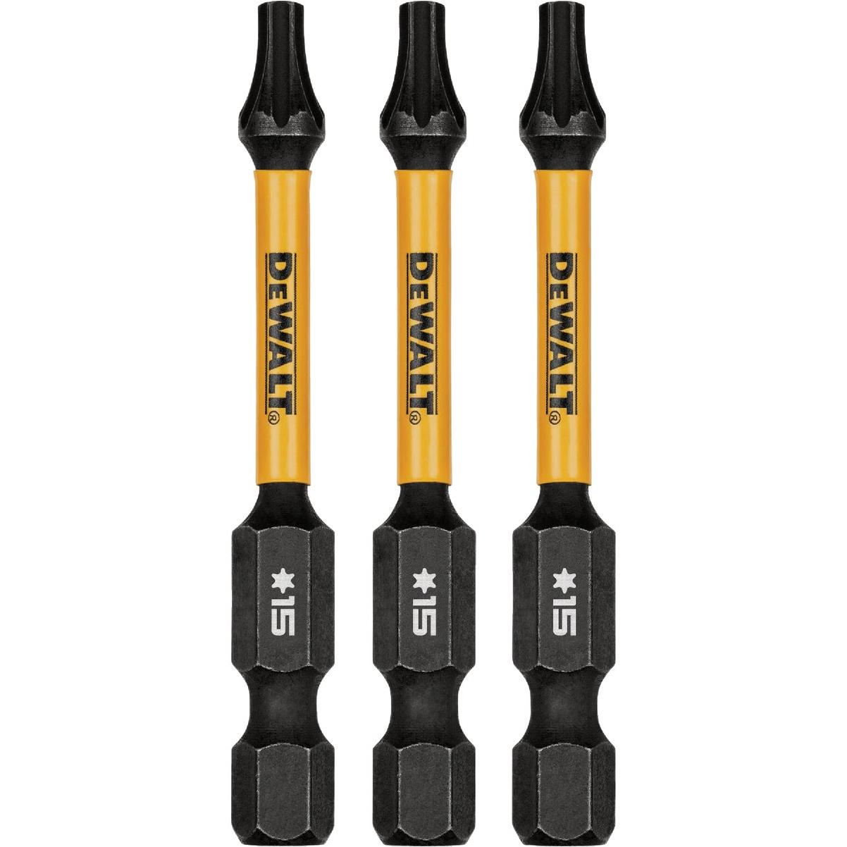 DEWALT FlexTorq 2 In. T15 TORX Impact Screwdriver Bit (3-Pack)