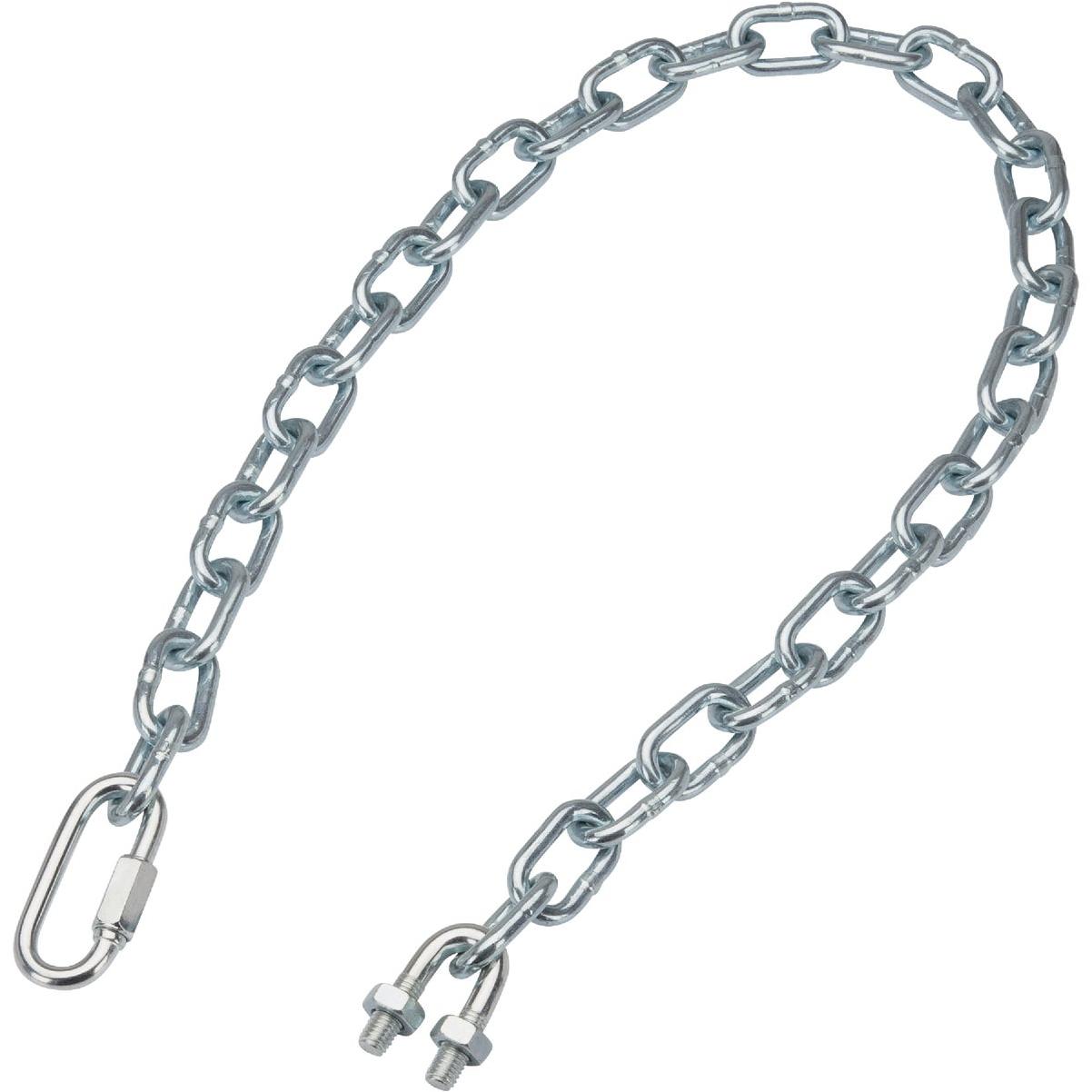 TowSmart 36 In. Towing Safety Chain with U-Bolt & Quick Link, 5000 Lb. Capacity