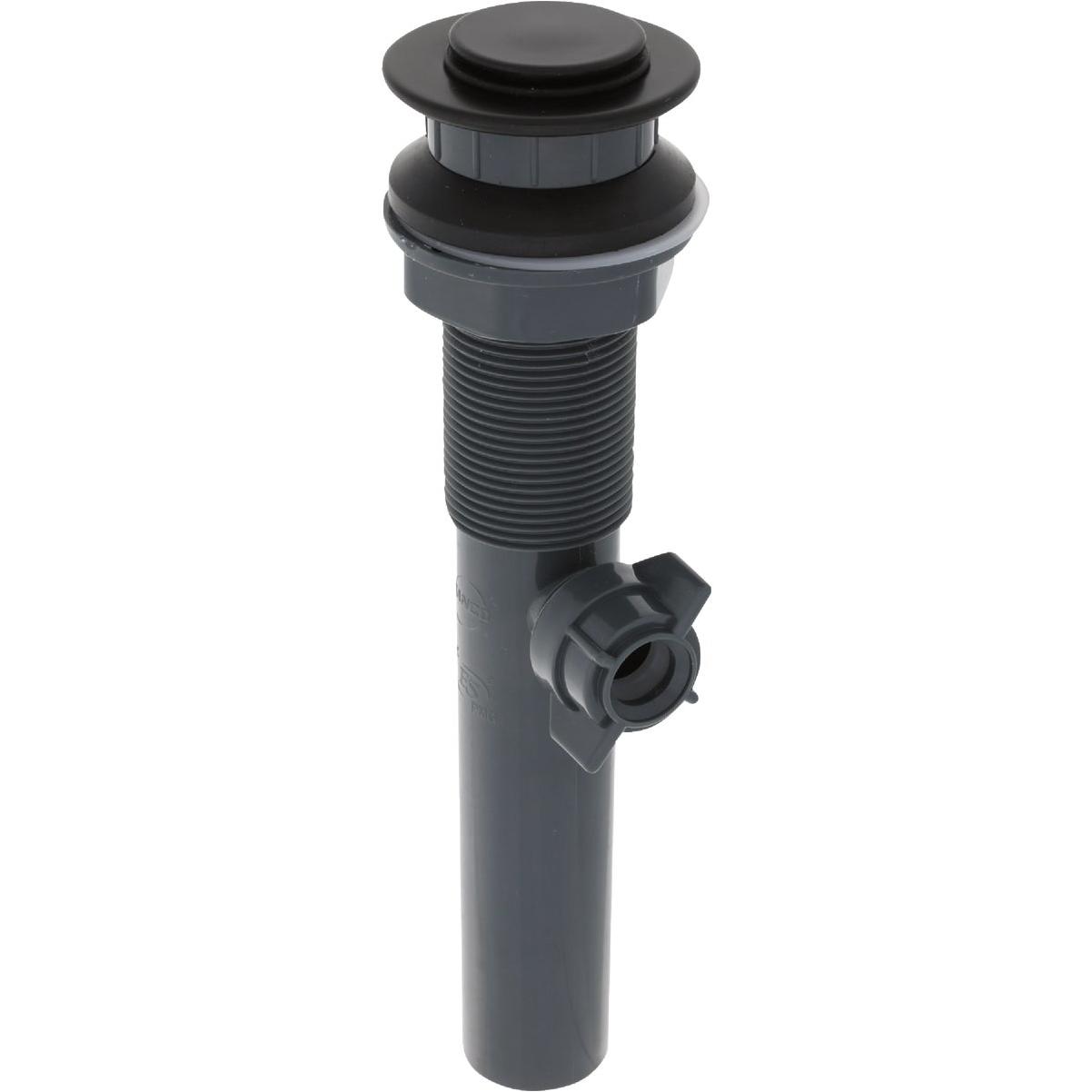 Danco EZ Connect Matte Black Plastic Pop-Up Drain Stopper